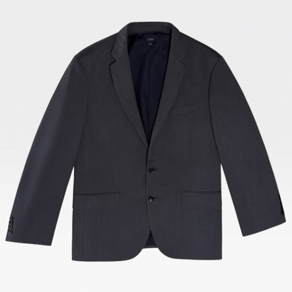 J.Crew Ludlow Jacket Mens 42R Italian Wool Herringbone Blazer Gray